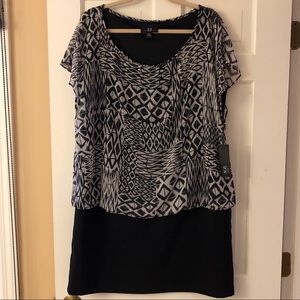 AGB Black/White Dress